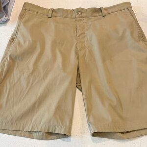 Nike Golf Men's Khaki Flat Front Shorts